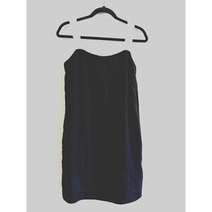 Banana Republic Black‎ Sleeveless Shift Dress Woman's Size XL Career Preppy LBD